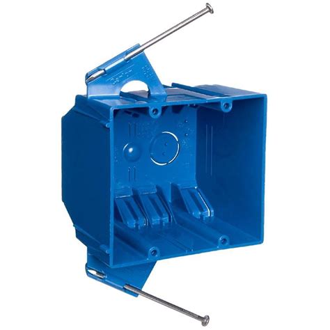 2-gang electrical box metal|shallow double outlet box.